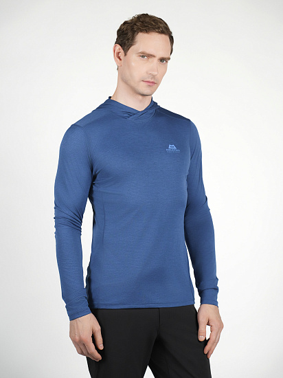 Лонгслив мужской Mountain Equipment Glace Hooded Admiral Blue - Фото 3 большая