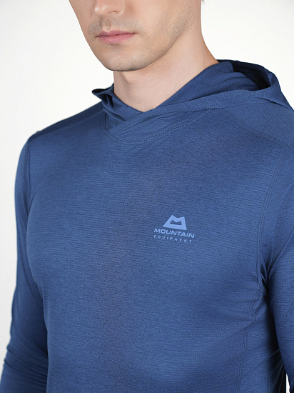 Лонгслив мужской Mountain Equipment Glace Hooded Admiral Blue - Фото 5 большая