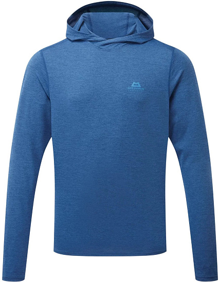 Лонгслив мужской Mountain Equipment Glace Hooded Admiral Blue - Фото 1 большая