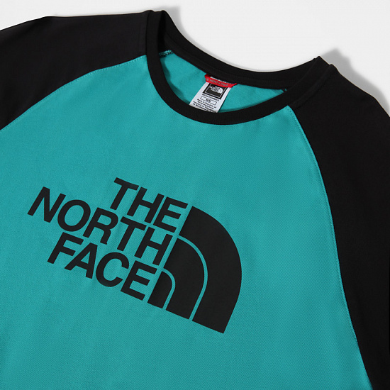 Футболка мужская The North Face Raglan Easy SS Porcelain Green - Фото 2 большая