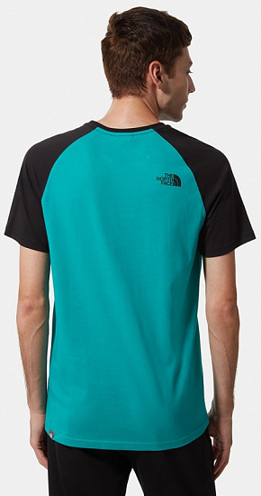 Футболка мужская The North Face Raglan Easy SS Porcelain Green - Фото 6 большая