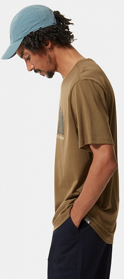 Футболка мужская The North Face Rust 2 SS Military Olive - Фото 5 большая