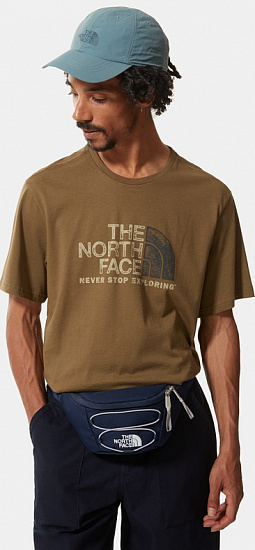 Футболка мужская The North Face Rust 2 SS Military Olive - Фото 8 большая