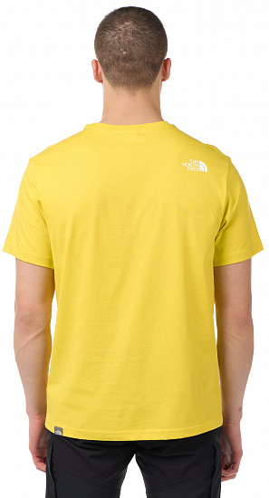 Футболка мужская The North Face Rust 2 SS Acid Yellow - Фото 5 большая