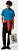 Футболка мужская The North Face North Faces SS Banff Blue - Фото 7 малая