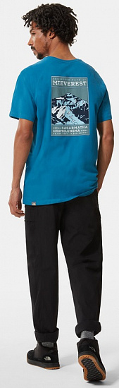 Футболка мужская The North Face North Faces SS Banff Blue - Фото 8 большая
