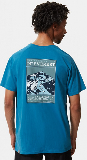 Футболка мужская The North Face North Faces SS Banff Blue - Фото 9 большая