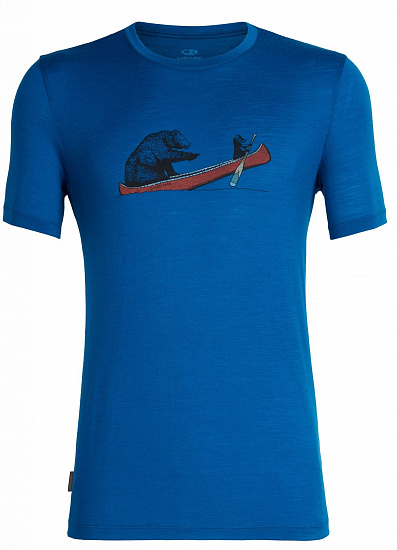 Футболка мужская Icebreaker Tech Lite SS Crewe Canoe Companions Isle - Фото 1 большая