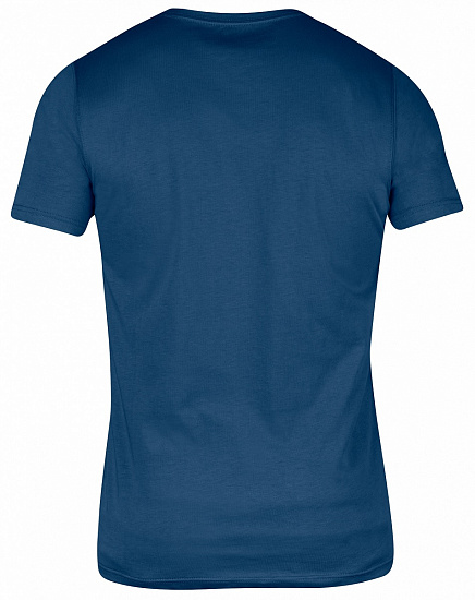 Футболка мужская Fjallraven Logo T-shirt Uncle Blue - Фото 2 большая