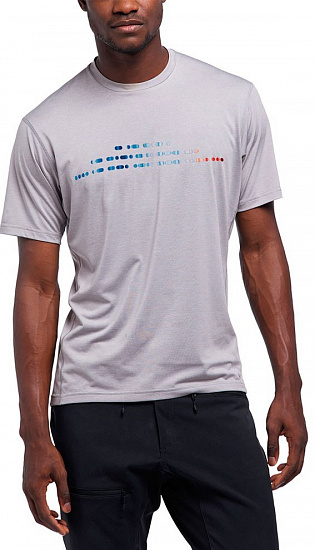 Футболка мужская Haglofs Ridge Tee Concrete - Фото 3 большая