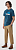 Футболка мужская The North Face Mountain Line SS Monterey Blue/TNF White - Фото 7 малая