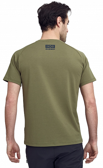 Футболка мужская Mammut Mountain Olive - Фото 3 большая