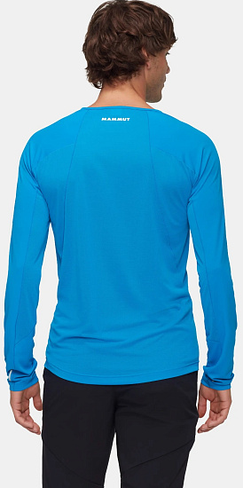Лонгслив мужской Mammut Aenergy FL Glacier Blue - Фото 4 большая
