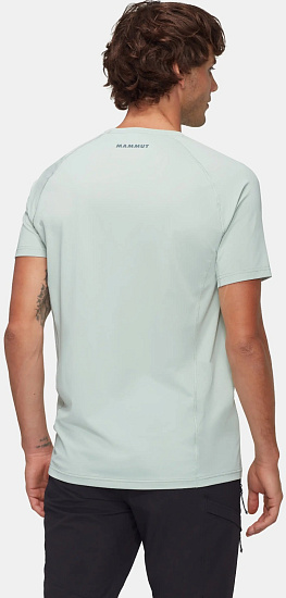 Футболка мужская Mammut Selun FL Logo Silver Sage - Фото 4 большая