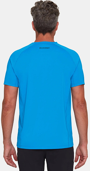 Футболка мужская Mammut Selun FL Logo Glacier Blue - Фото 4 большая