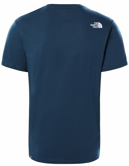 Футболка мужская The North Face S/S Never Stop Exploring Tee Monterey Blue - Фото 2 большая