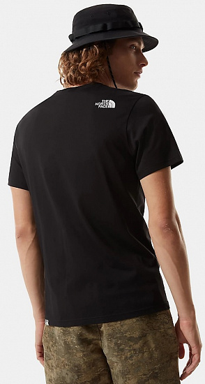 Футболка мужская The North Face S/S Rust 2 Tee TNF Black/TNF White - Фото 5 большая