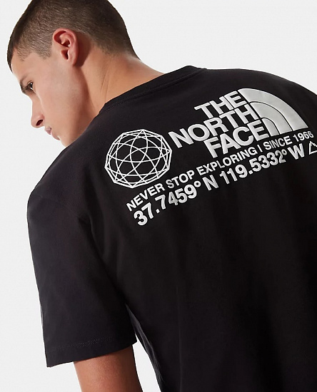 Футболка мужская The North Face Logo Plus Tee Black - Фото 3 большая