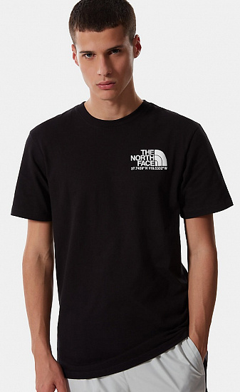 Футболка мужская The North Face Logo Plus Tee Black - Фото 4 большая