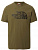 Футболка мужская The North Face S/S Woodcut Dome Tee Military Olive - Фото 1 малая