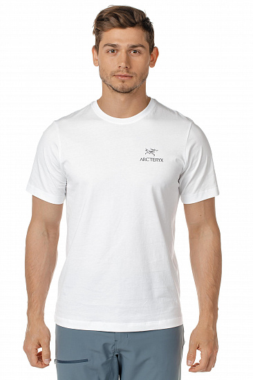 Футболка мужская Arcteryx Emblem SS White - Фото 2 большая