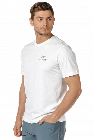 Футболка мужская Arcteryx Emblem SS White - Фото 3 большая