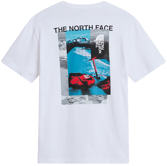 Футболка мужская The North Face Apex '75 Collage Relaxed Tnf White - Фото 2 большая