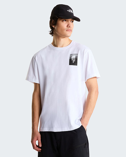 Футболка мужская The North Face Apex '75 Collage Relaxed Tnf White - Фото 3 большая