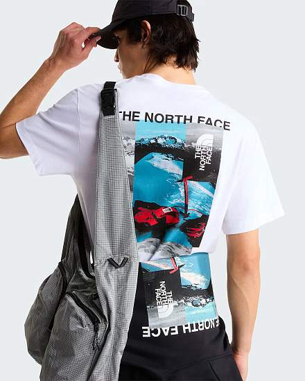 Футболка мужская The North Face Apex '75 Collage Relaxed Tnf White - Фото 6 большая