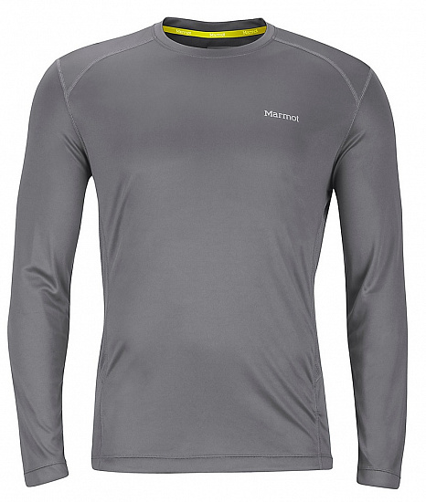 Футболка мужская Marmot Windridge LS Cinder - Фото 1 большая