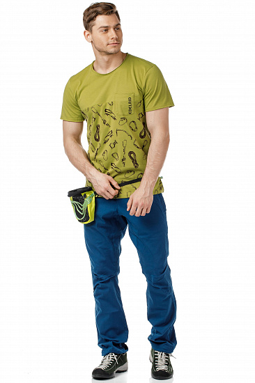 Футболка мужская Edelrid Allover Tools Fern - Фото 2 большая