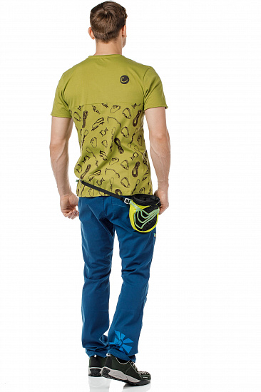 Футболка мужская Edelrid Allover Tools Fern - Фото 3 большая