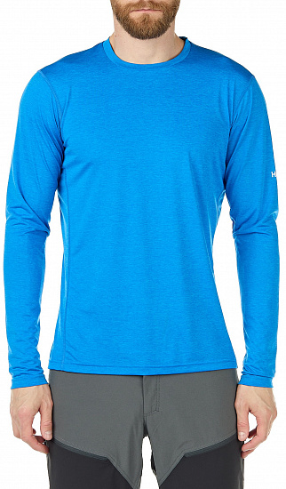 Футболка мужская Haglofs Ridge LS Tee Storm Blue - Фото 1 большая