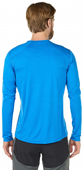 Футболка мужская Haglofs Ridge LS Tee Storm Blue - Фото 3 большая