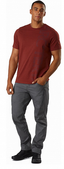 Футболка мужская Arcteryx Macro SS Dark Matter Heather - Фото 3 большая