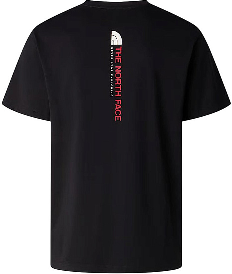 Футболка мужская The North Face Vertical Regular Graphic Tnf Black - Фото 2 большая