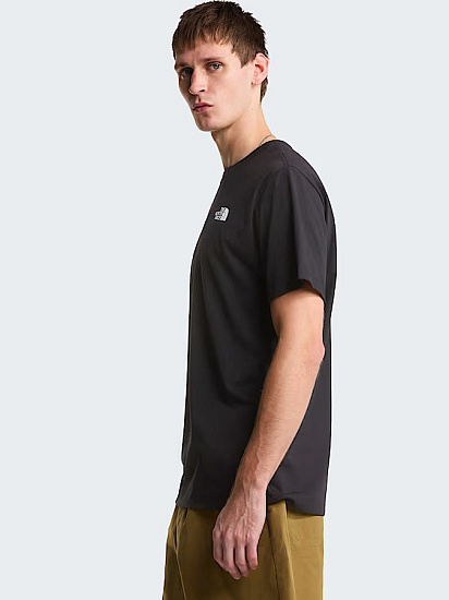 Футболка мужская The North Face Vertical Regular Graphic Tnf Black - Фото 5 большая