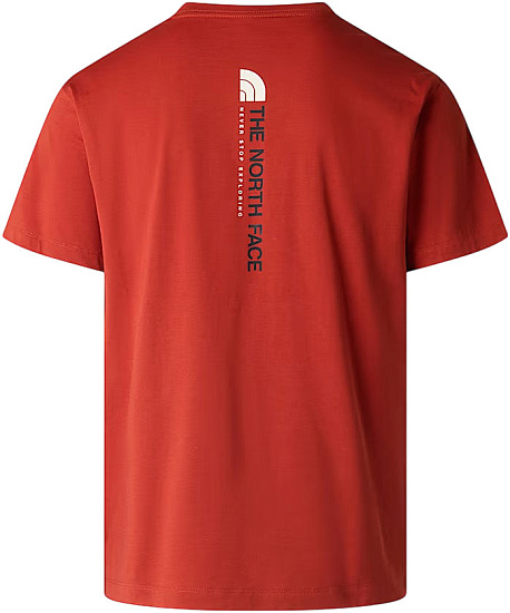 Футболка мужская The North Face Vertical Regular Graphic Iron Clay - Фото 2 большая