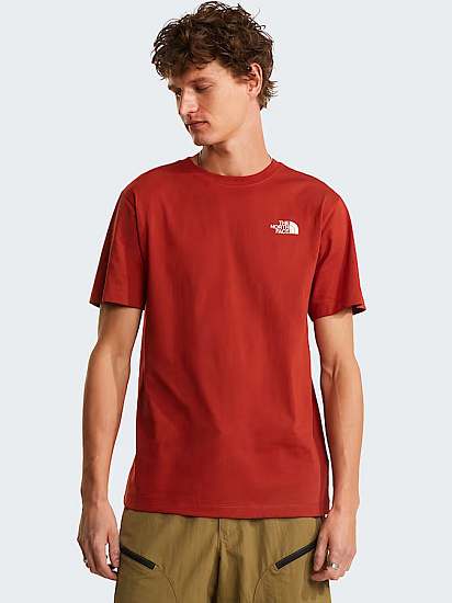 Футболка мужская The North Face Vertical Regular Graphic Iron Clay - Фото 3 большая