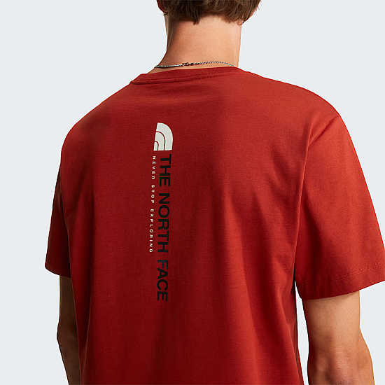 Футболка мужская The North Face Vertical Regular Graphic Iron Clay - Фото 7 большая