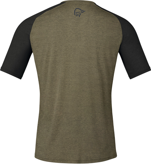 Футболка мужская Norrona Fjora Equaliser Lightweight Olive Night - Фото 3 большая
