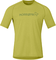 Футболка мужская Norrona Fjora Equaliser Lightweight Golden Lime