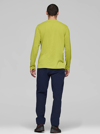 Лонгслив мужской Norrona Femund Tech LS Golden Lime - Фото 6 большая
