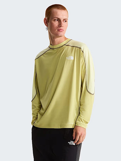 Лонгслив The North Face NSE Lightrange Pear/Lemon Mist - Фото 3 большая