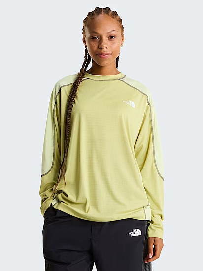 Лонгслив The North Face NSE Lightrange Pear/Lemon Mist - Фото 6 большая