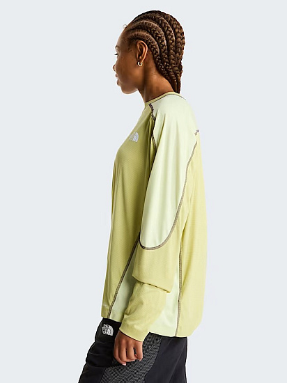 Лонгслив The North Face NSE Lightrange Pear/Lemon Mist - Фото 7 большая
