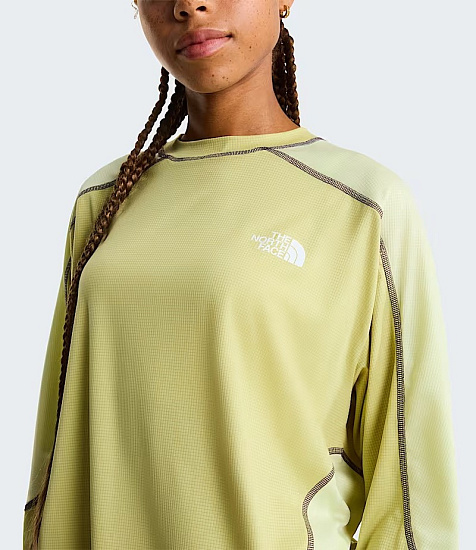 Лонгслив The North Face NSE Lightrange Pear/Lemon Mist - Фото 9 большая