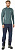 Футболка мужская Mountain Equipment Ignis LS Zip Tee Moorland/Goblin Blue - Фото 2 малая