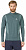 Футболка мужская Mountain Equipment Ignis LS Zip Tee Moorland/Goblin Blue - Фото 3 малая