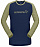 Футболка мужская Norrona Fjora Equaliser Lightweight LS Indigo Night/Olive Drab - Фото 1 малая